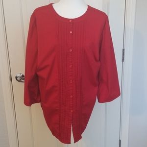 Red Avenue Blouse Plus Size 22/24